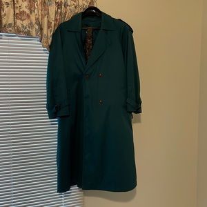 Green Worthington rain jacket